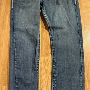 Men's GS-115 Premium Denim Jeans - Thick Stitch/Western - Blue - Size 40